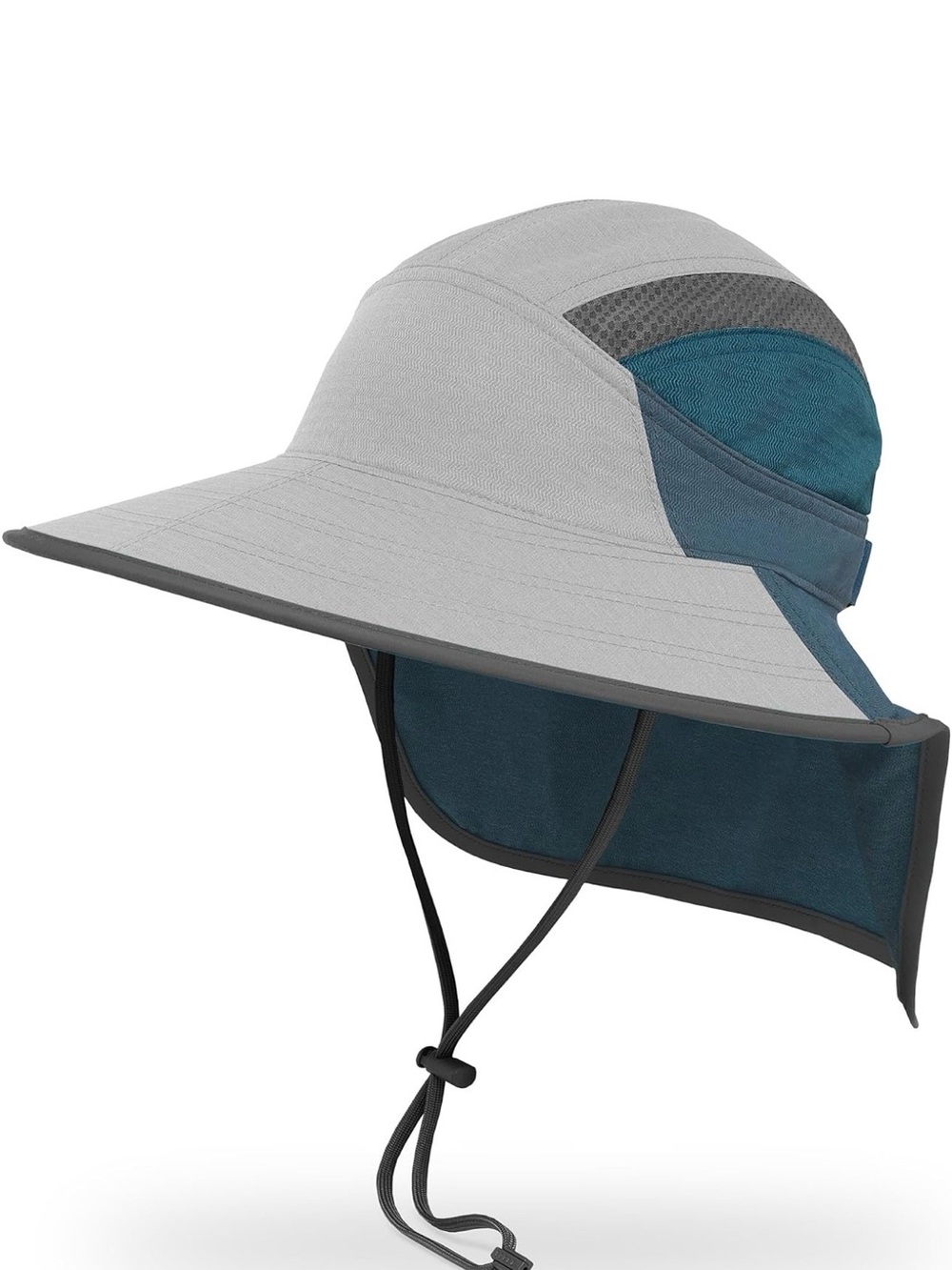 NWT Sunday Afternoons Kids Ultra Adventure Hat UPF 50+ Blue/Grey